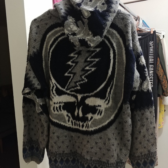 Grateful Dead Wool Sweater Hoodie 
